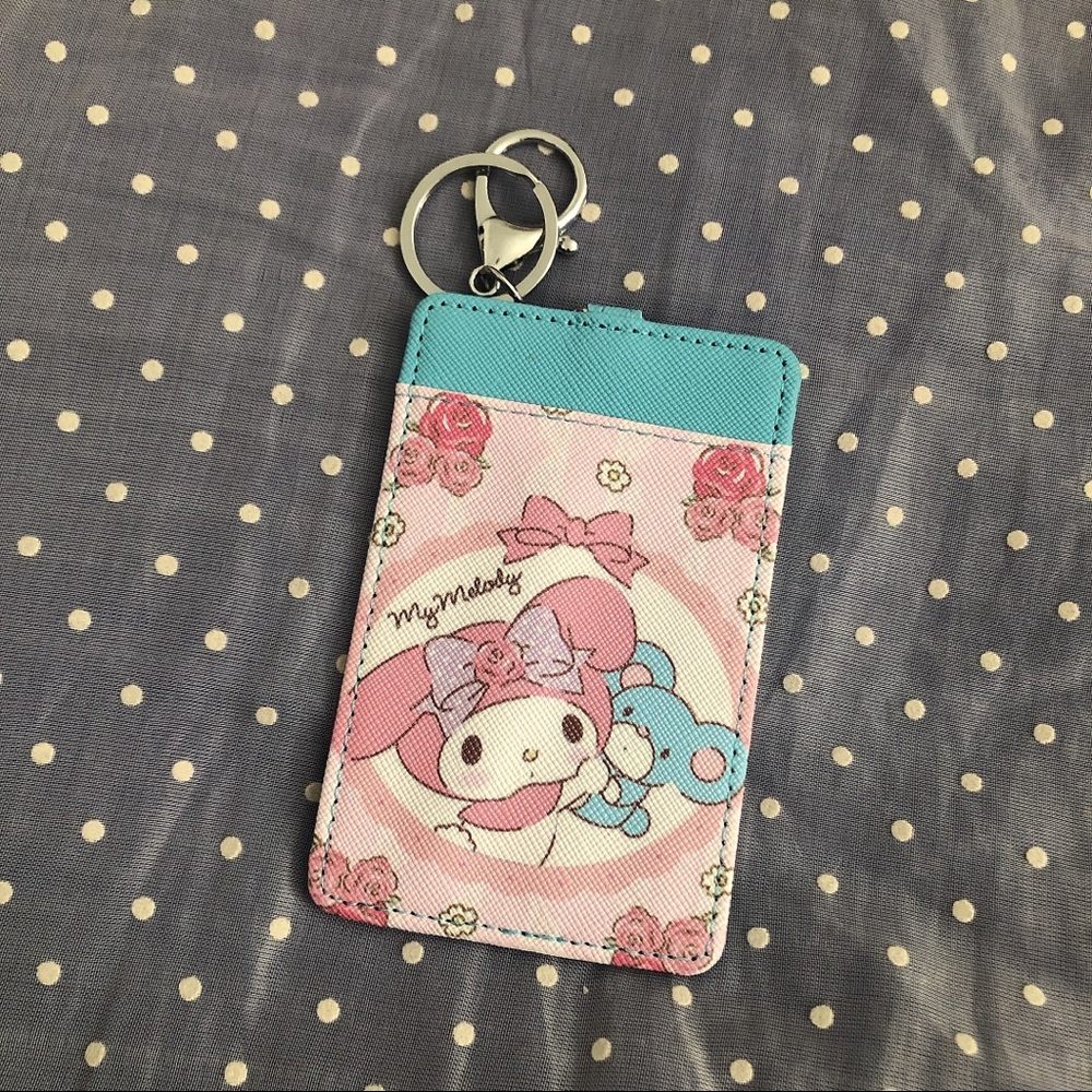 Melody card holder with key ring